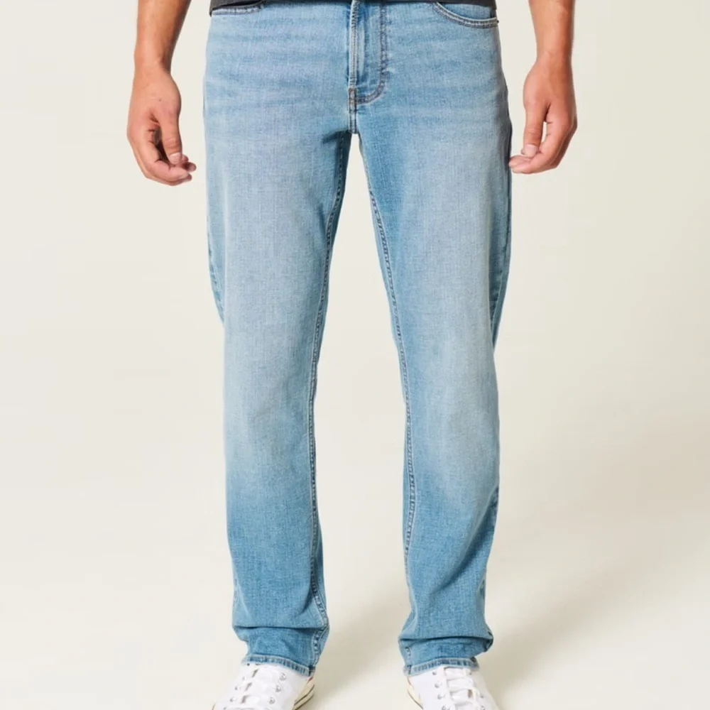 Hollister Men's Denim Jeans in Light Blue